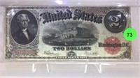 1917 BLANKET U.S. $2. NOTE