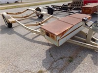 17' BOAT TRAILER ARROW GLASS CARRIER WITH CROSSOVE