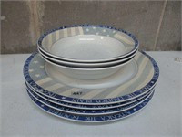 America The Beautiful 4 Plates & 3 Bowls