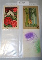 6 VINTAGE 1930'S POSTCARDS