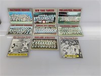 (9) 1970 Lot Of Team Cards & Sporting News