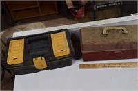 Two Plastic Toolboxes