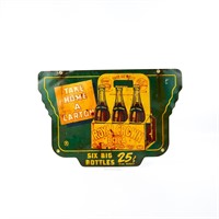 "Royal Crown Soda" Double Sided  Metal Rack Sign