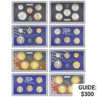 2007-2018 US Proof Mint Sets W/Silver [38 Coins]