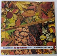 NEW 12"X12" PEAL & STICK AUTOMN STICKERS