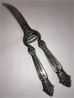 Kitchen Shears With Sterling Silver Handles