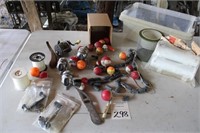 Fishing Reels, Floats, Sinkers, etc.