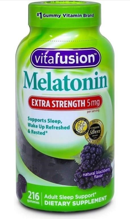 2 bottles of VitaFusion Melatonin Gummies