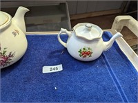 (2) Tea Pots: (1) Arthur Wood