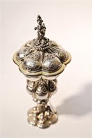 EDWARDIAN STERLING SILVER CHALICE