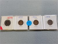 1896, 1899, 1906, 1903 Indian head pennies. Buyer