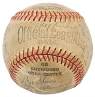 1960s New York Yankees Autographed Baseball