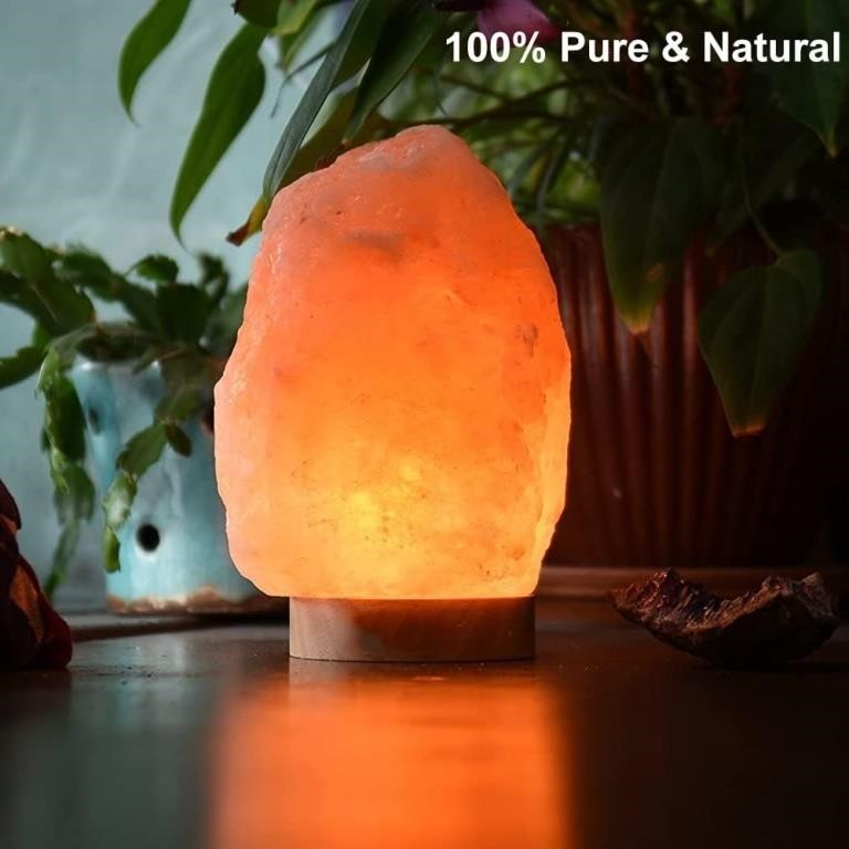 FANHAO Himalayan Salt Lamp, USB Crystal Salt Rock