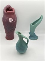 Van Briggle Colorado art Pottery Lorelei, Vases