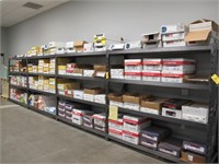 (6) Sections of Heavy Duty Shelving w/ Contents