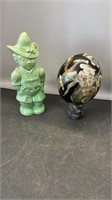 Garden Figurine & Egg Art