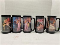 5 SNAP-ON TUMBLERS
