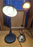Lot of 2 VIntage Desk Lamps