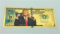 2020 Donald Trump Gold Bill