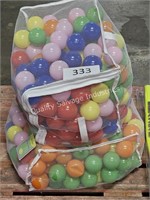 2- bags of play balls