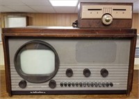 Hallicrafters 1940s Television Set & Anchor Tuner