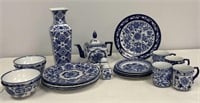 Assortment of Bombay Co. Blue and White