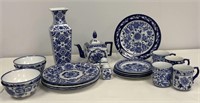 Assortment of Bombay Co. Blue and White