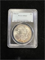 1904 O PCGS MS63 Morgan Silver Dollar