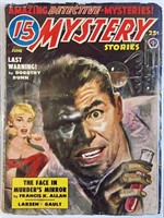 15 Mystery Stories Vol.40 #1 1950 Pulp Magazine