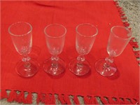 Clear Small Glass Goblets