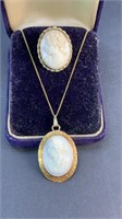 CAMEO NECKLACE & PIN