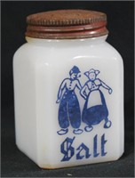 Milk Glass Salt Shaker