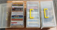 3 PLASTIC CASES OF MOSTLY COUNTRY WESTERN CD'S