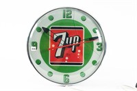 7UP LIGHTED WALL CLOCK