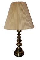 Brass Table Top Lamp- Works