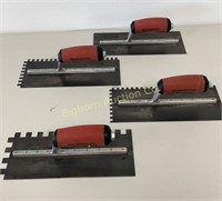 Marshal Town Trowels 4pc Lot