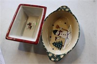 Collection of Snowman Small Serving Dishes