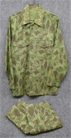 1950s S Korean HBT Camouflage Uniform Set