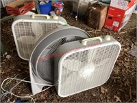 3 Assorted Box Fans