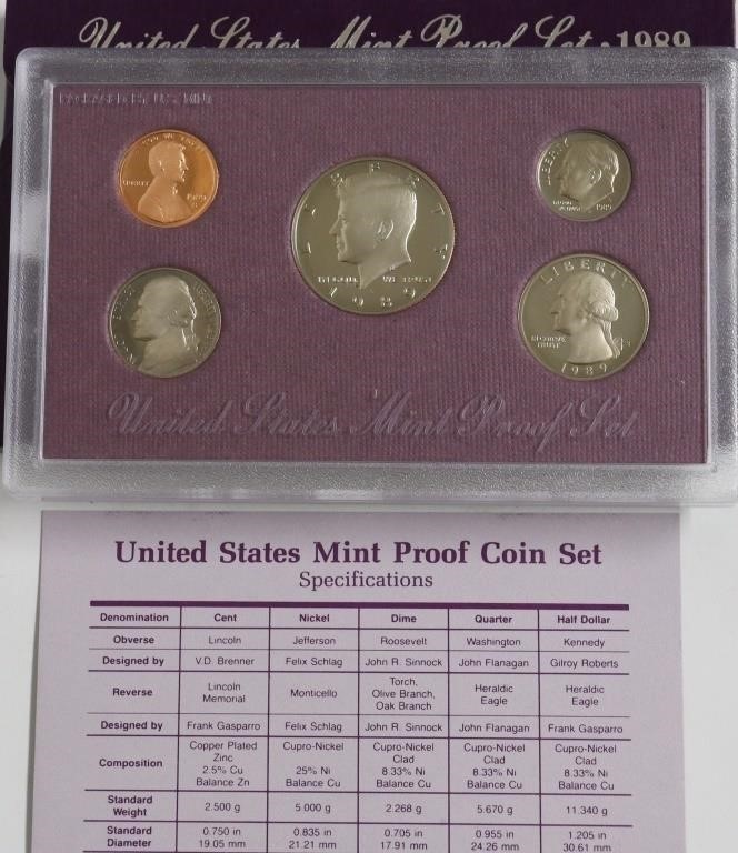 1989 PROOF SET