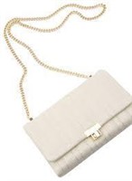 Zara Quilted Mini Polyurethane Cross Body Bag
