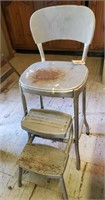 Metal Step stool and seat  Stylaire