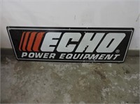 Echo Power Equipment Double Sided Tin Sign