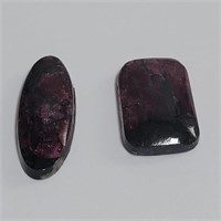 (2) Rhodonite?? Cabochons