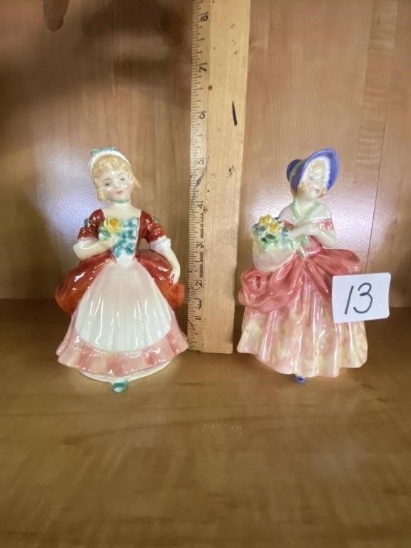 Royal Daulton figurines – Valerie and Cissie