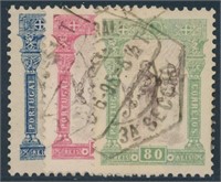 PORTUGAL #138-140 USED VF