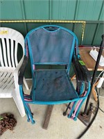 6 Stacking Metal Patio Chairs