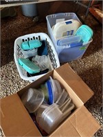 3 Lots of Storage Containers & Tubber ware