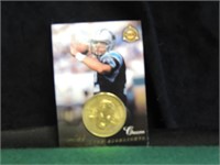 97 Kerry Collins Panters Quarterback #24 Coin