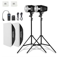 Godox Professional Studio Strobe Lights Kit for Ph